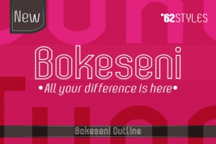 Bokeseni Outline Font Download