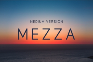 Mezza Medium Font Download