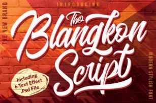 Blangkon Script Font Download