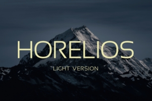 Horelios Light Font Download