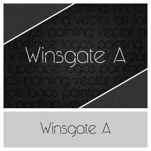 Winsgate A Font Download