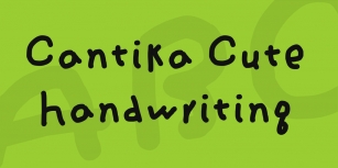Cantika Cute Handwriting Font Download