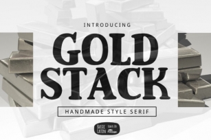 Gold Stack Font Download