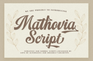 Mathovia Script Font Download