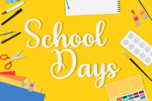 School Days Font Download