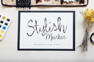 Stylish Marker Font Download