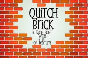 Quitch Brick Font Download