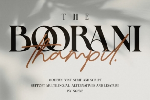 The Boorani Thampil Duo Font Download