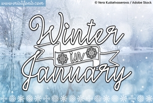 Winter in January Font Download