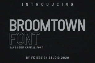 Broomtown Font Download