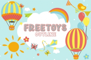 Freetoys Outline Font Download