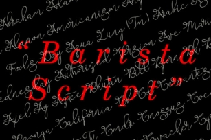 Barista Script Font Download