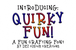 Quirky Fun Font Download