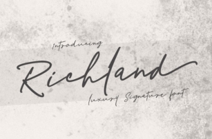 Richland Font Download
