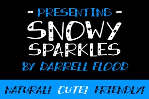 Snowy Sparkles Font Download