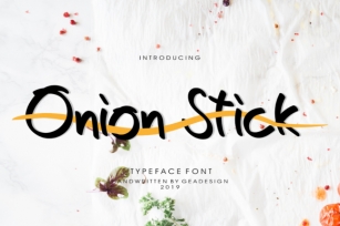 Onion Stick Font Download