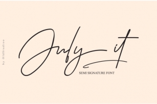 July It Font Download