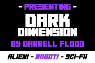 Dark Dimension Font Download