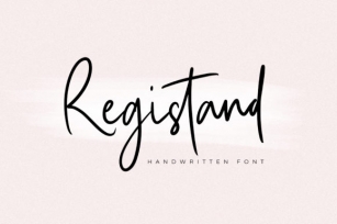 Registand Font Download