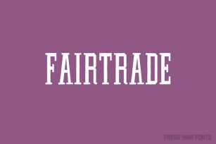 Fairtrade Font Download