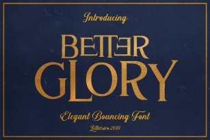 Better Glory Font Download