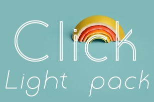 Click Light Pack Font Download