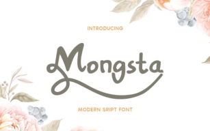 Mongsta Font Download