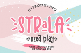 Strala Need Play Font Download