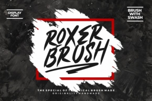 Roxer Brush Font Download