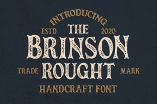 Brinson Rought Font Download