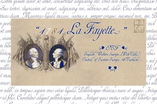 1781 La Fayette Font Download