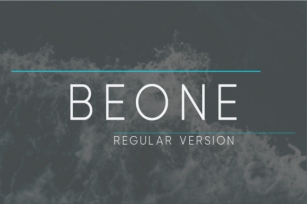 Beone Regular Font Download