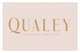 Qualey Font Download
