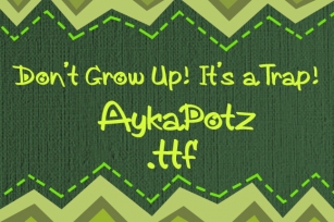 AykaPotz Font Download