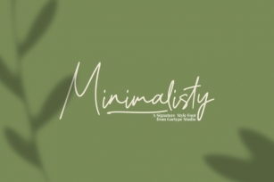 Minimalisty Font Download