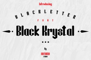 Black Krystal Font Download