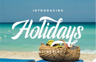 Holidays Typeface Font Download