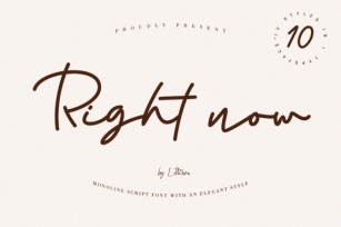 Right Now Font Download