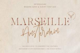 Marseille  Amsterdam Duo Font Download