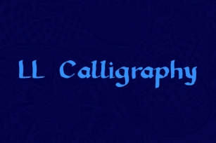 LL Calligraphy Font Download