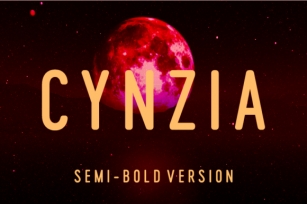 Cynzia Semi-Bold Font Download