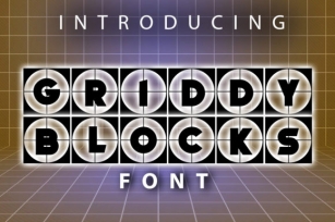 Griddy Blocks Font Download