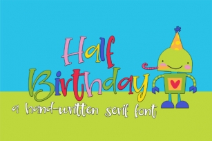 Half Birthday Font Download