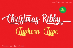 Christmas Ribby Font Download