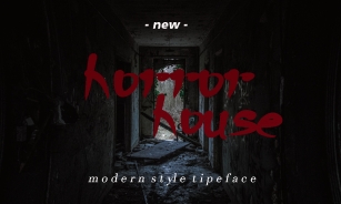 Horror House Font Download