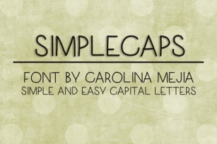 Simplecaps Font Download