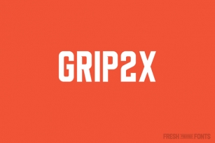 Grip2X Font Download