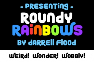 Roundy Rainbows Font Download