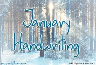 January Handwriting Font Download