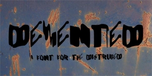Demented Font Download